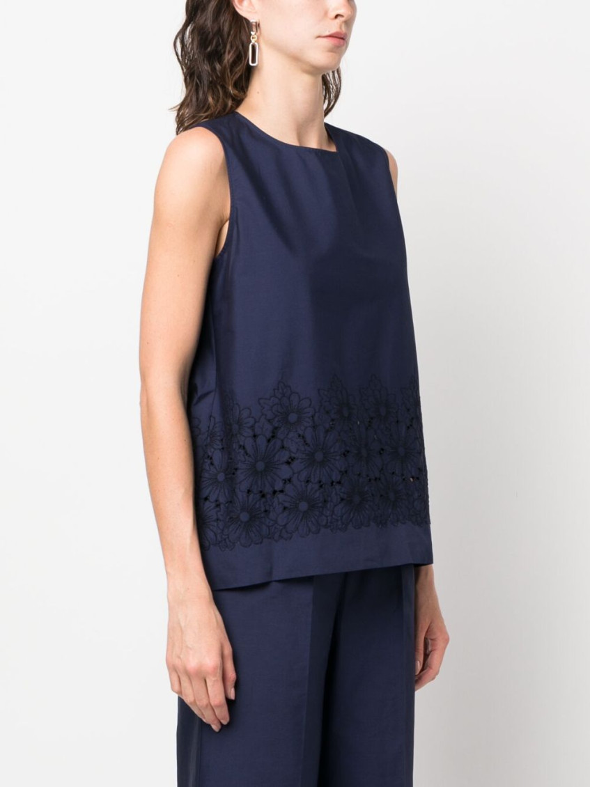 - Cotton Embroidered Top