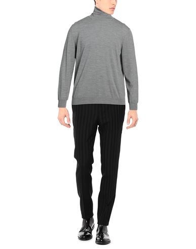 Man Turtleneck Light grey Size 34 Super 140s Wool
