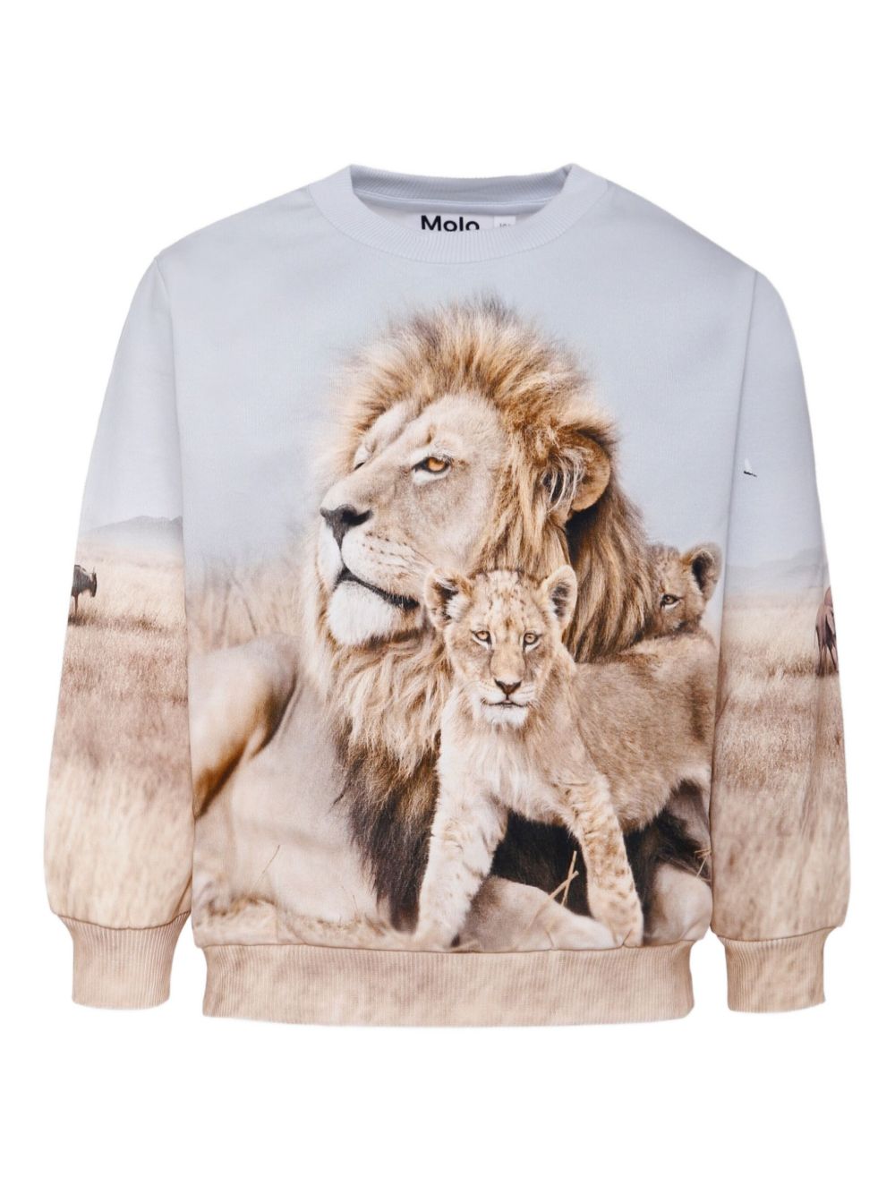 Miksi lion-print sweatshirt - Neutrals