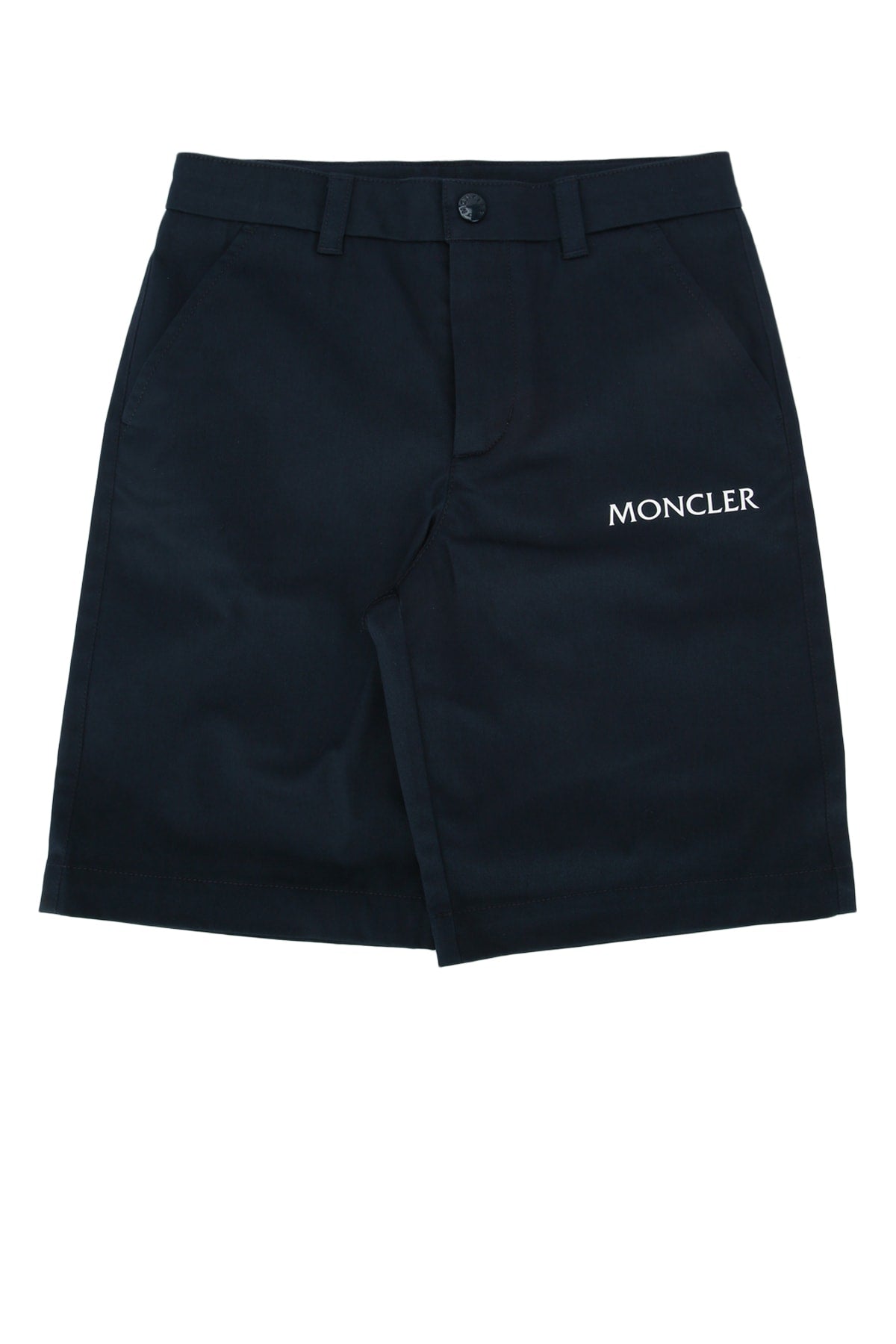 Cotton Chino Shorts — Navy