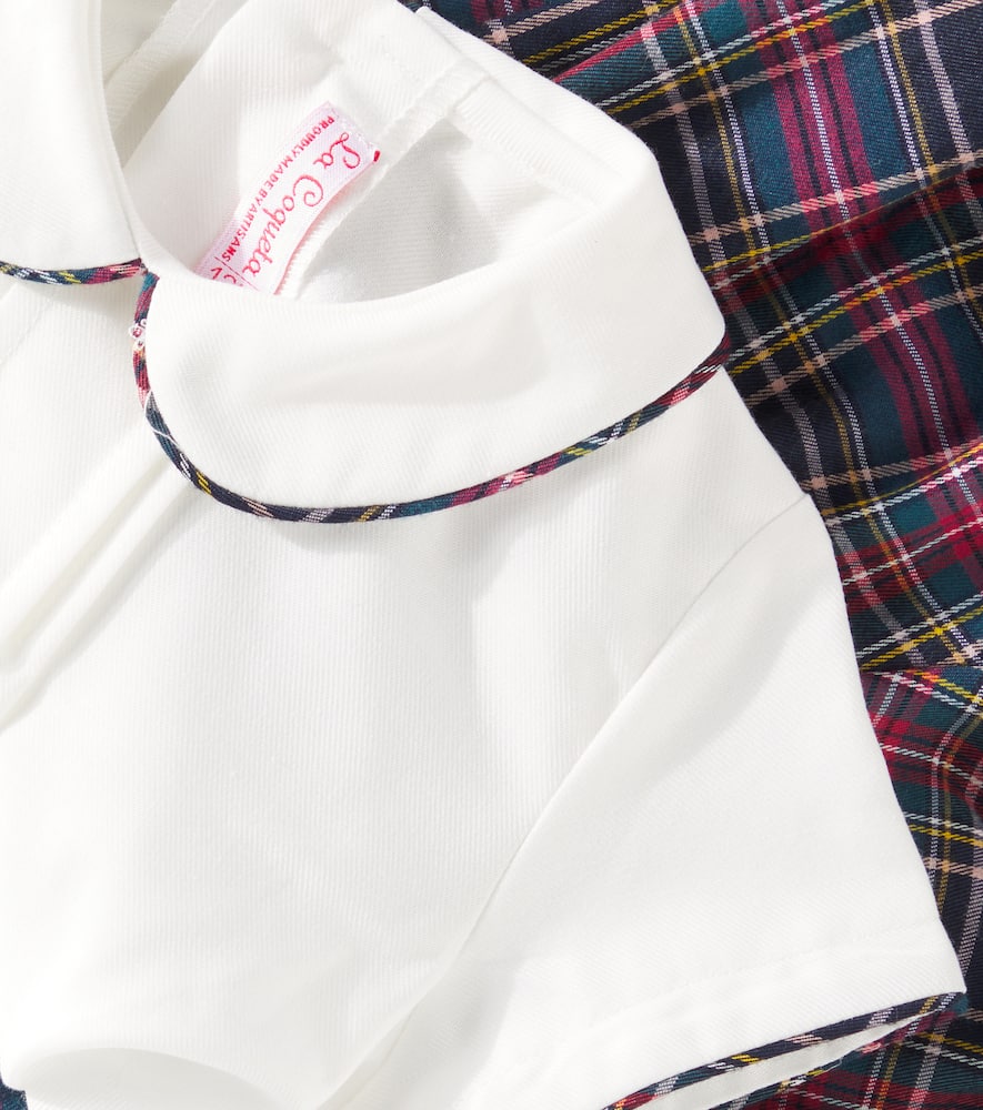 Baby Pablo Tartan sweatshirt and sweatpants set