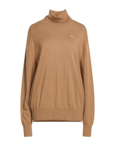 Woman Turtleneck Sand Size 4 Merino Wool, Acrylic