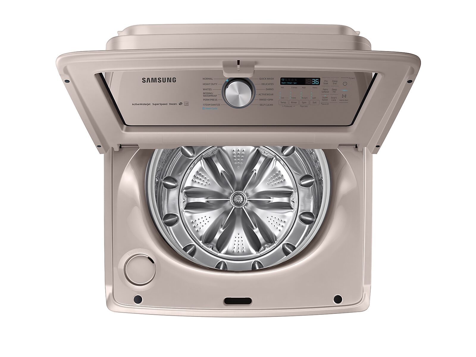 5.4 cu. ft. Top Load Washer with Super Speed in Champagne(WA54R7600AC/US)