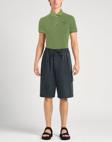Man Polo shirt Lime green Size S Cotton