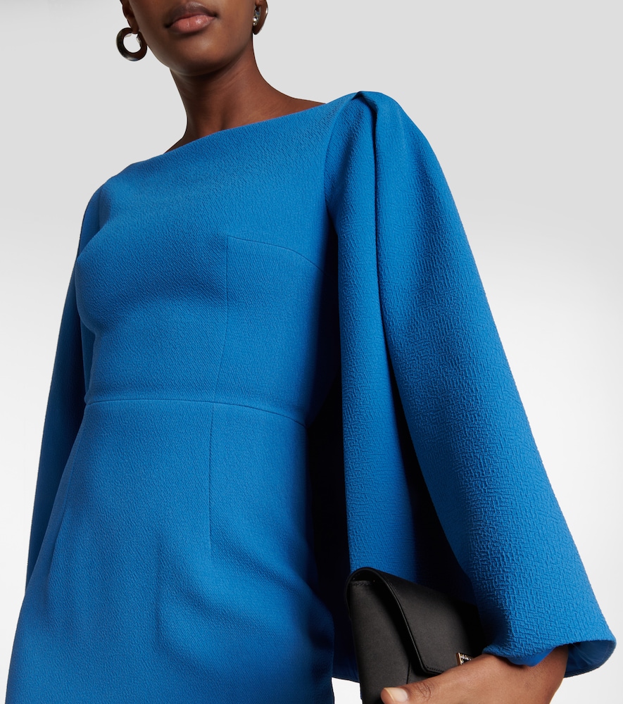 Niesha crêpe midi dress