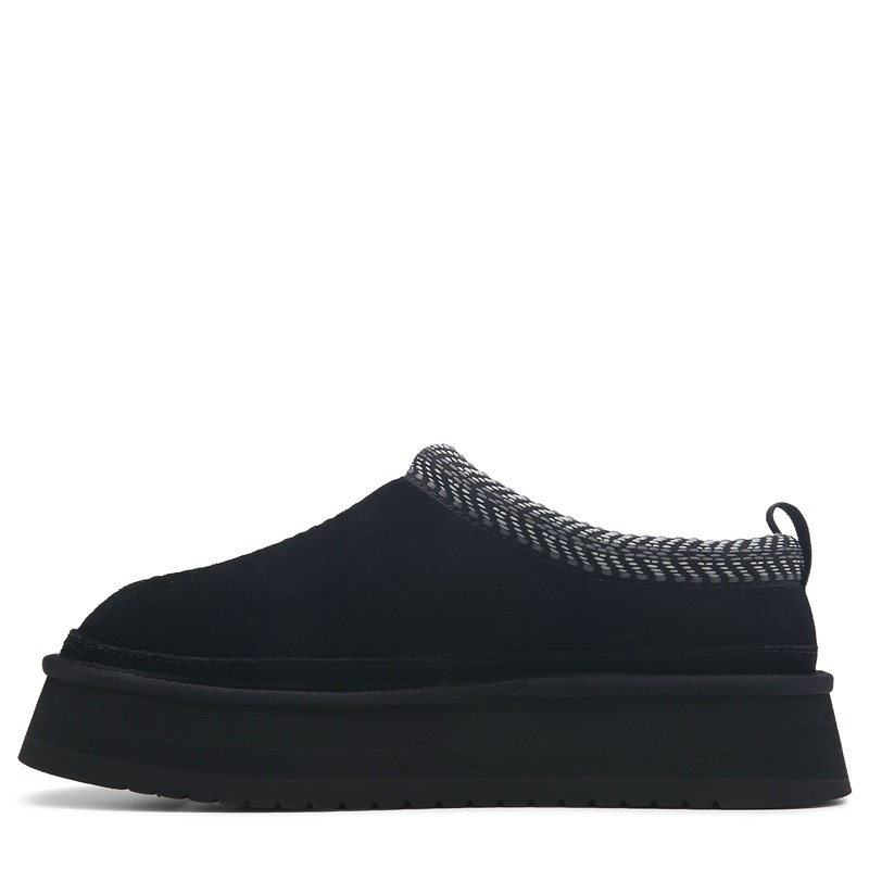 Women's Burree Platform Slipper Shoes (Black)