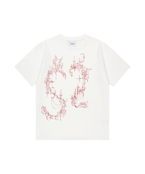 HEART TATTOO TEE WHITE