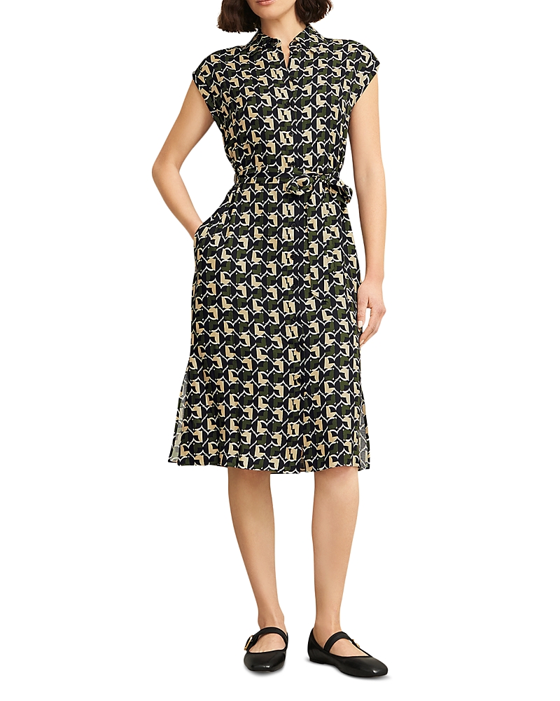 Kalinda Geometric Print Dress