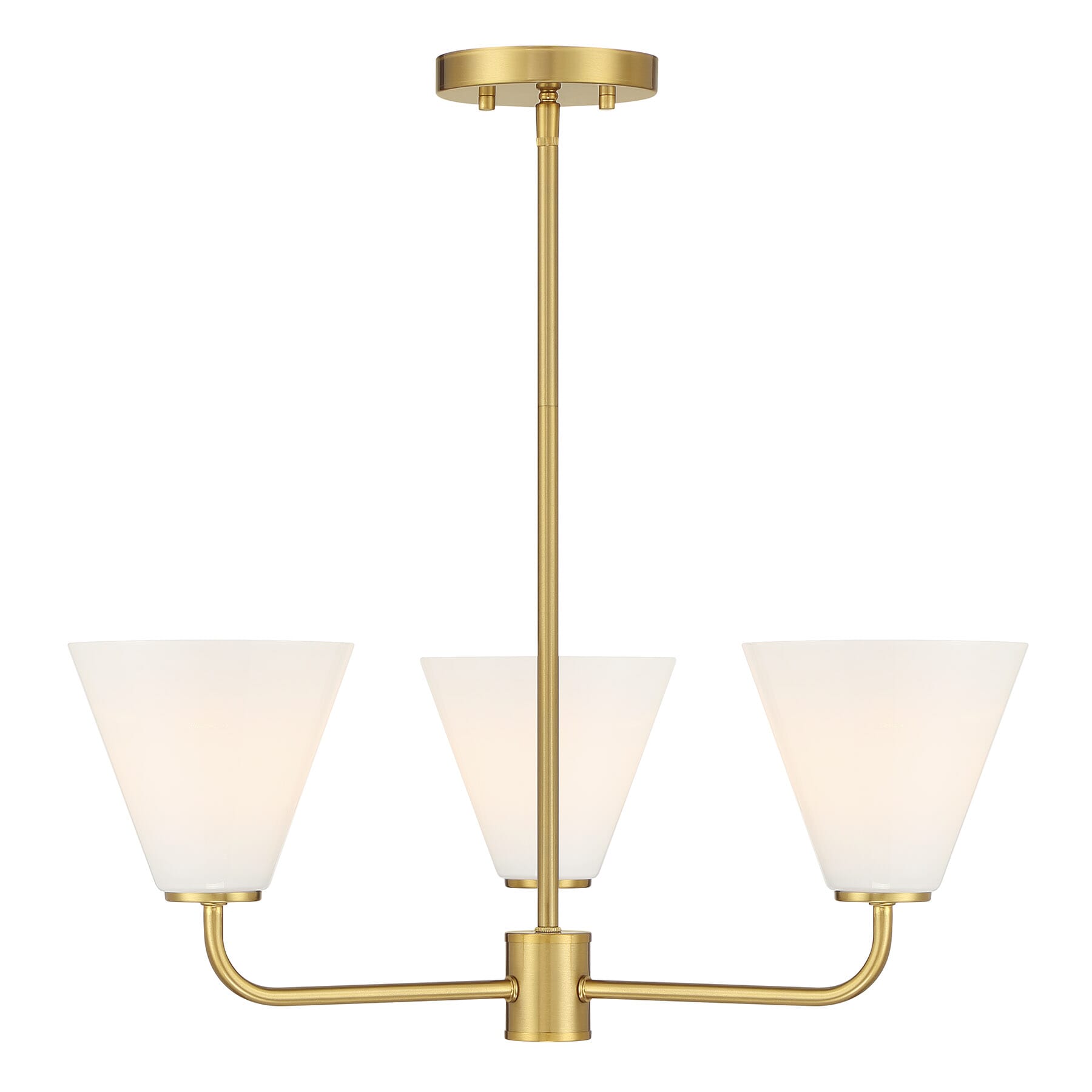 Blair 3-Light Chandelier in Warm Bra