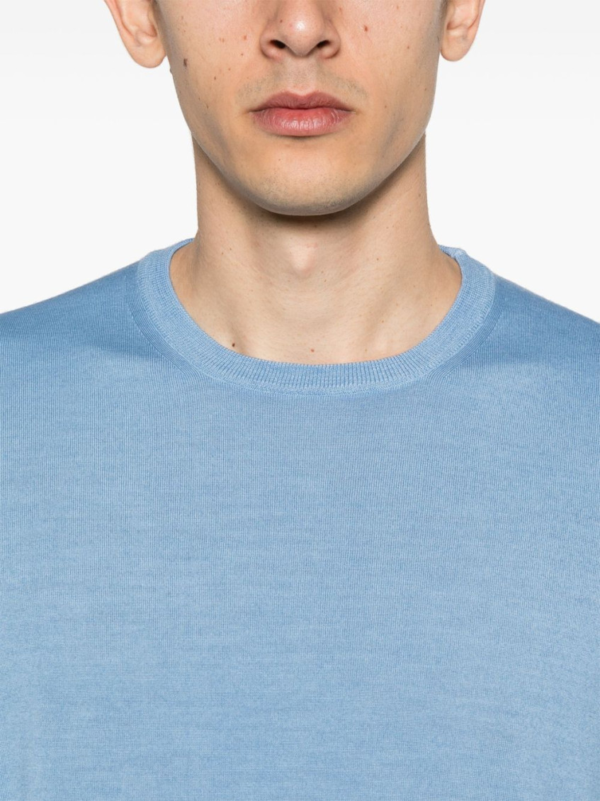 - Wool Sweater With Full Neck