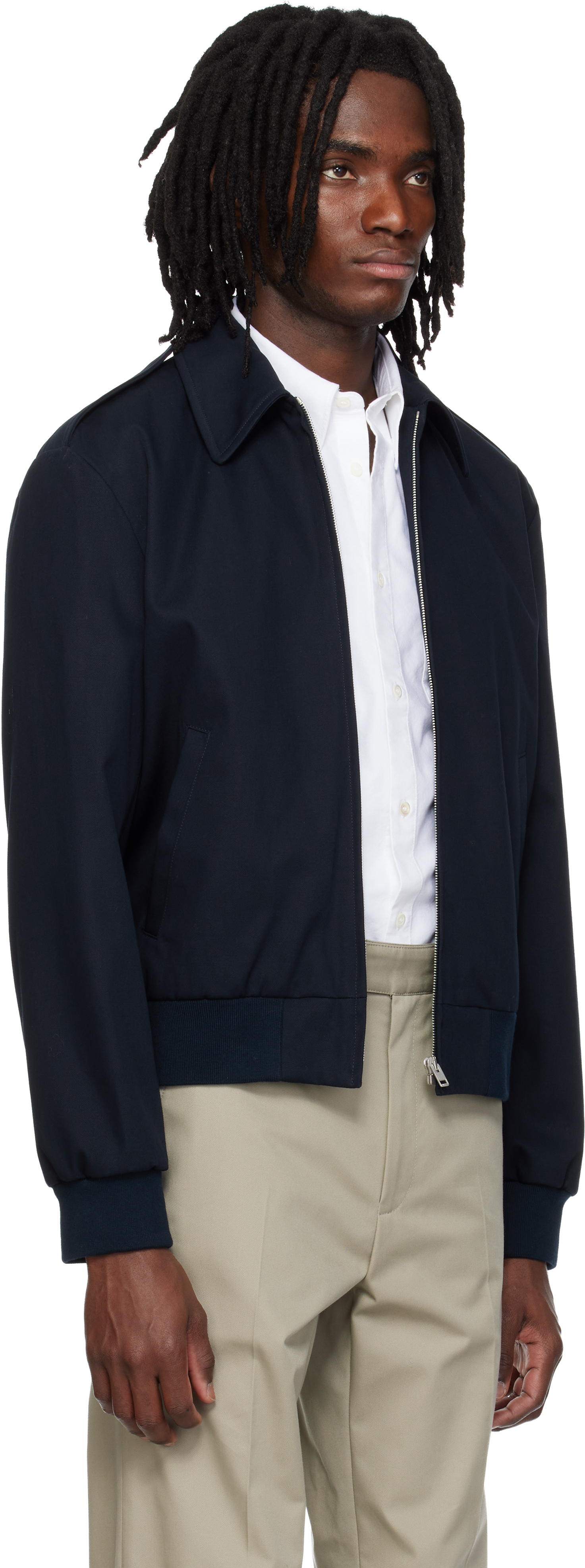 Navy Miles Bomber Jacket