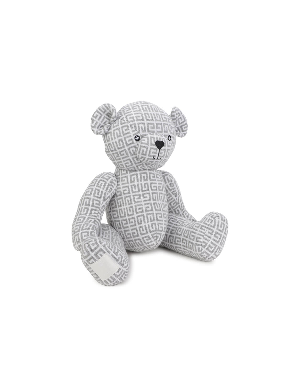 Grey 4g Jacquard Teddy Bear