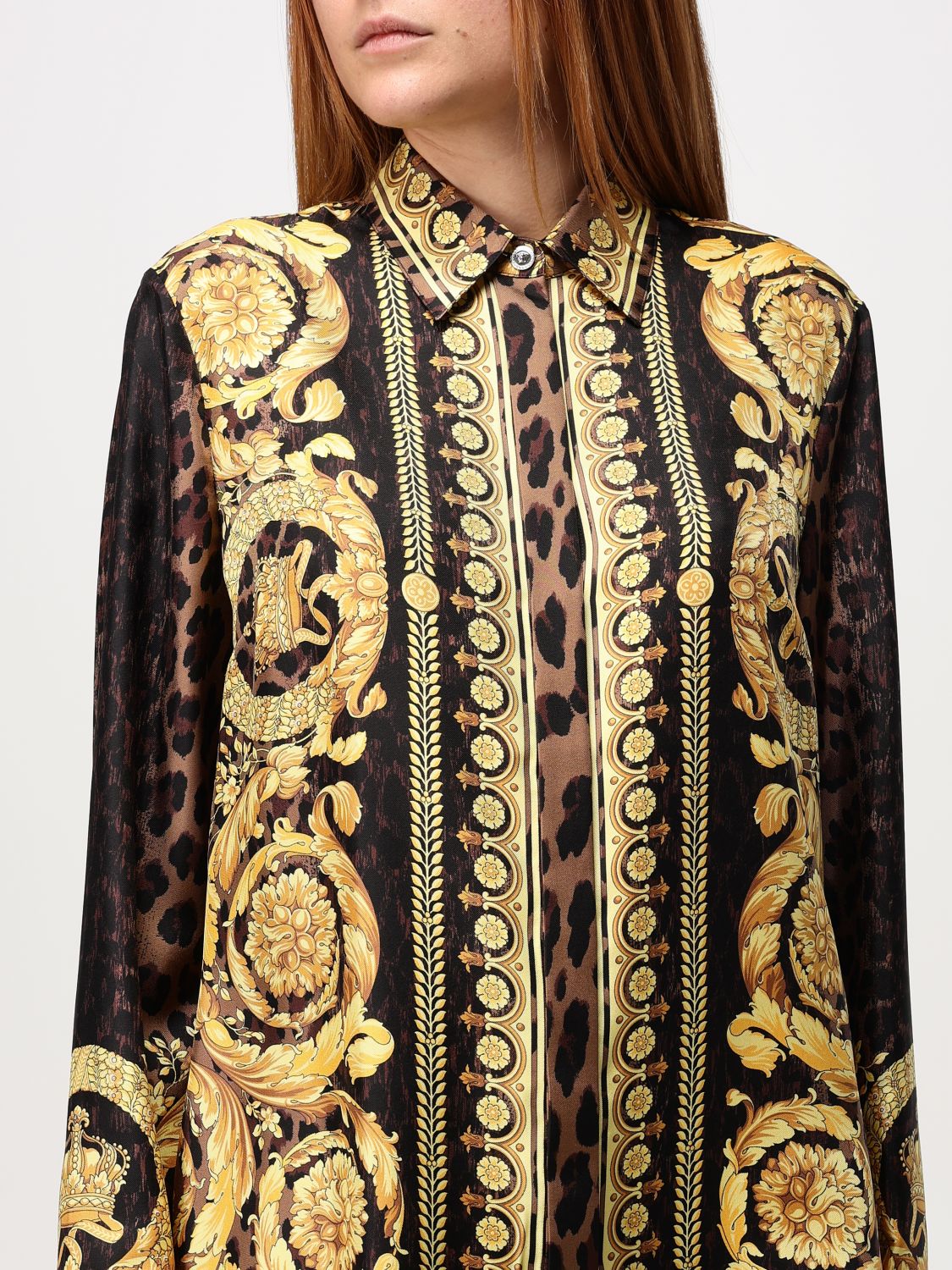 Wild Barocco silk shirt - Black