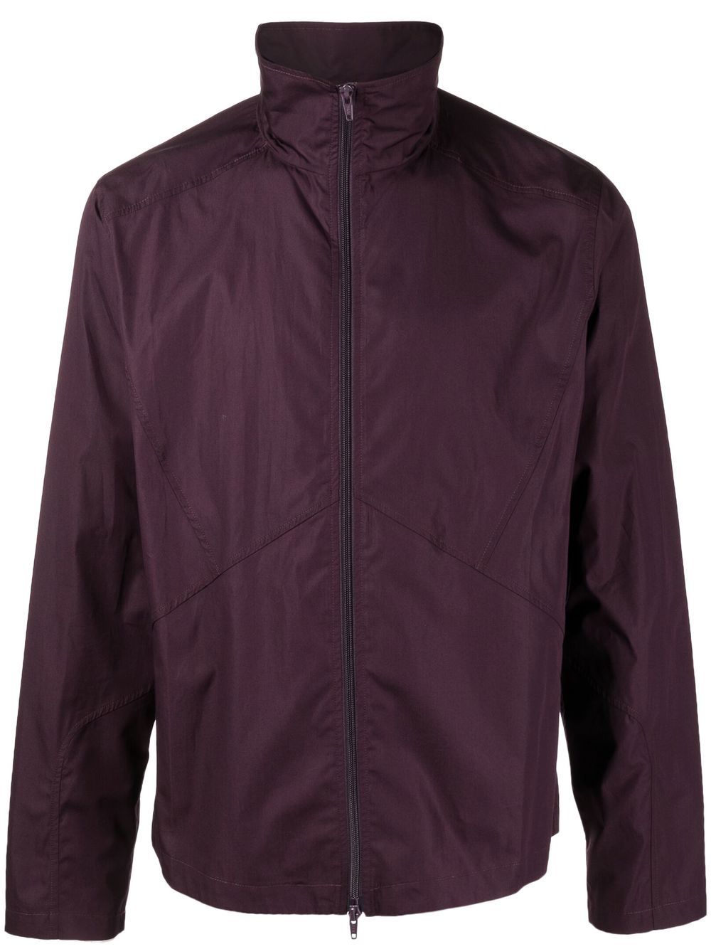 Zipped-up stand-up neck jacket - Purple