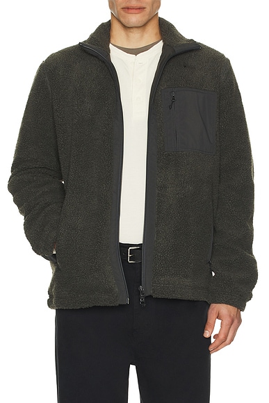 SAMSOE SAMSOE Sanolan Zip Jacket in Unexplored - Green. M also in L, S, XL/1X, XXL/2X