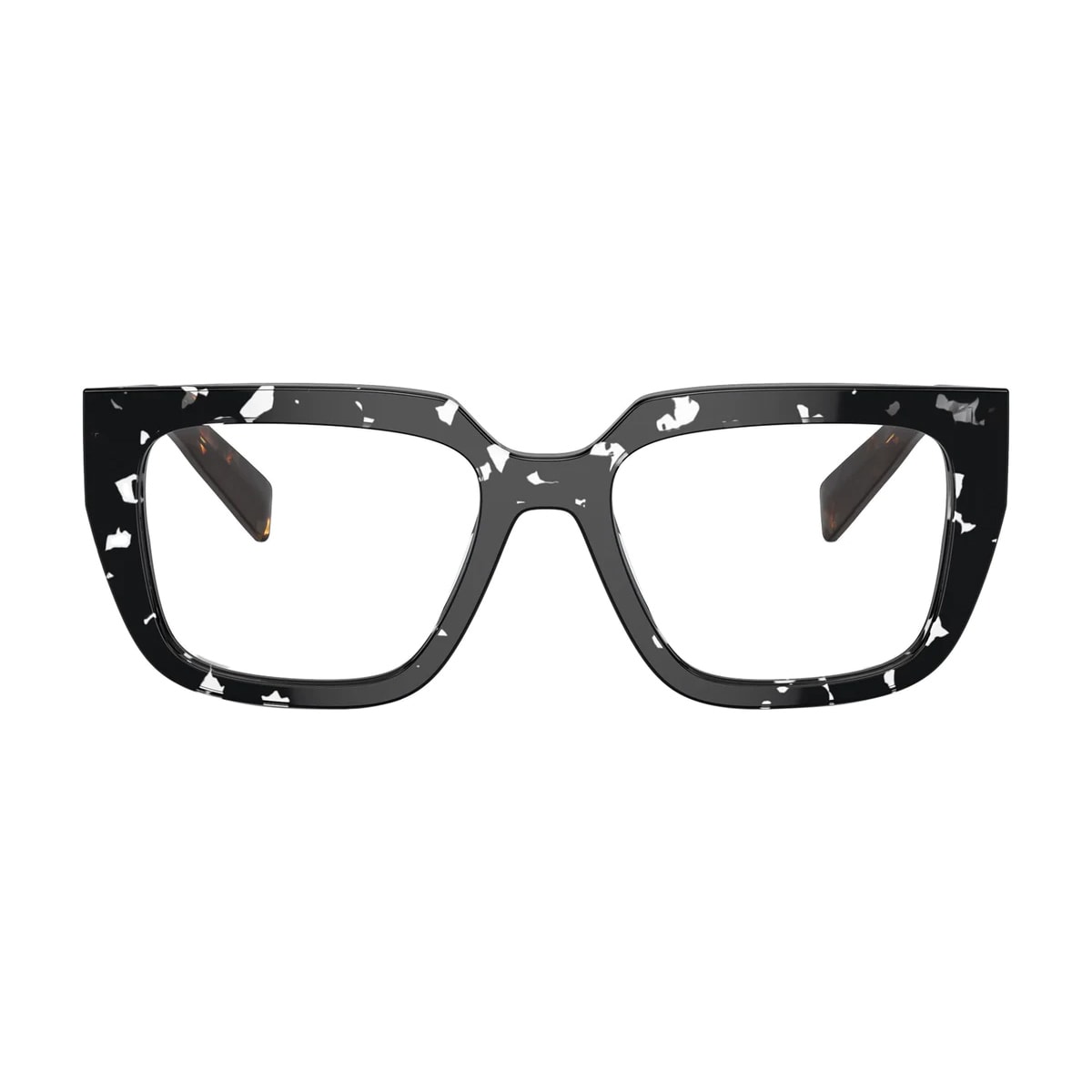 Tortoiseshell cat-eye frame glasses - Black