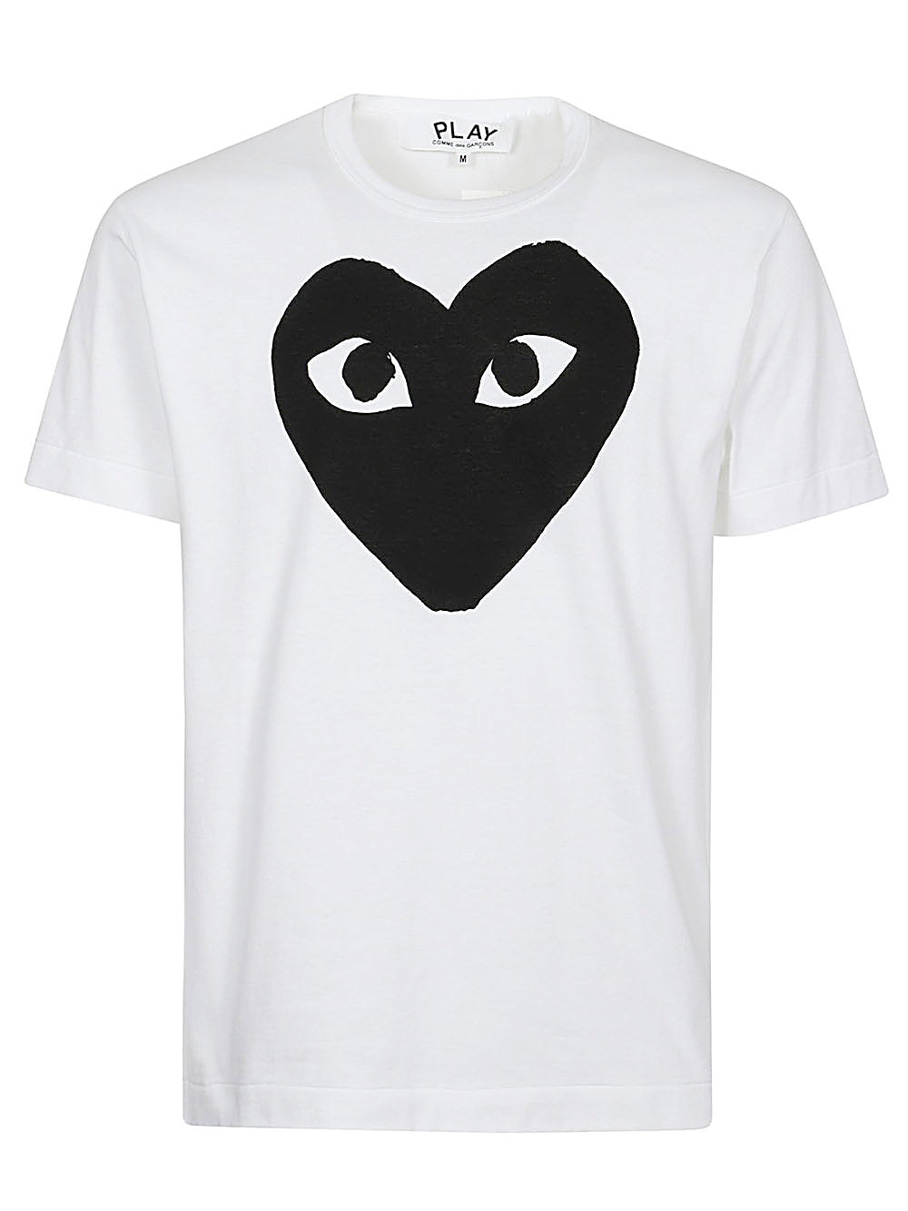 Logo-Heart Print T-Shirt — White