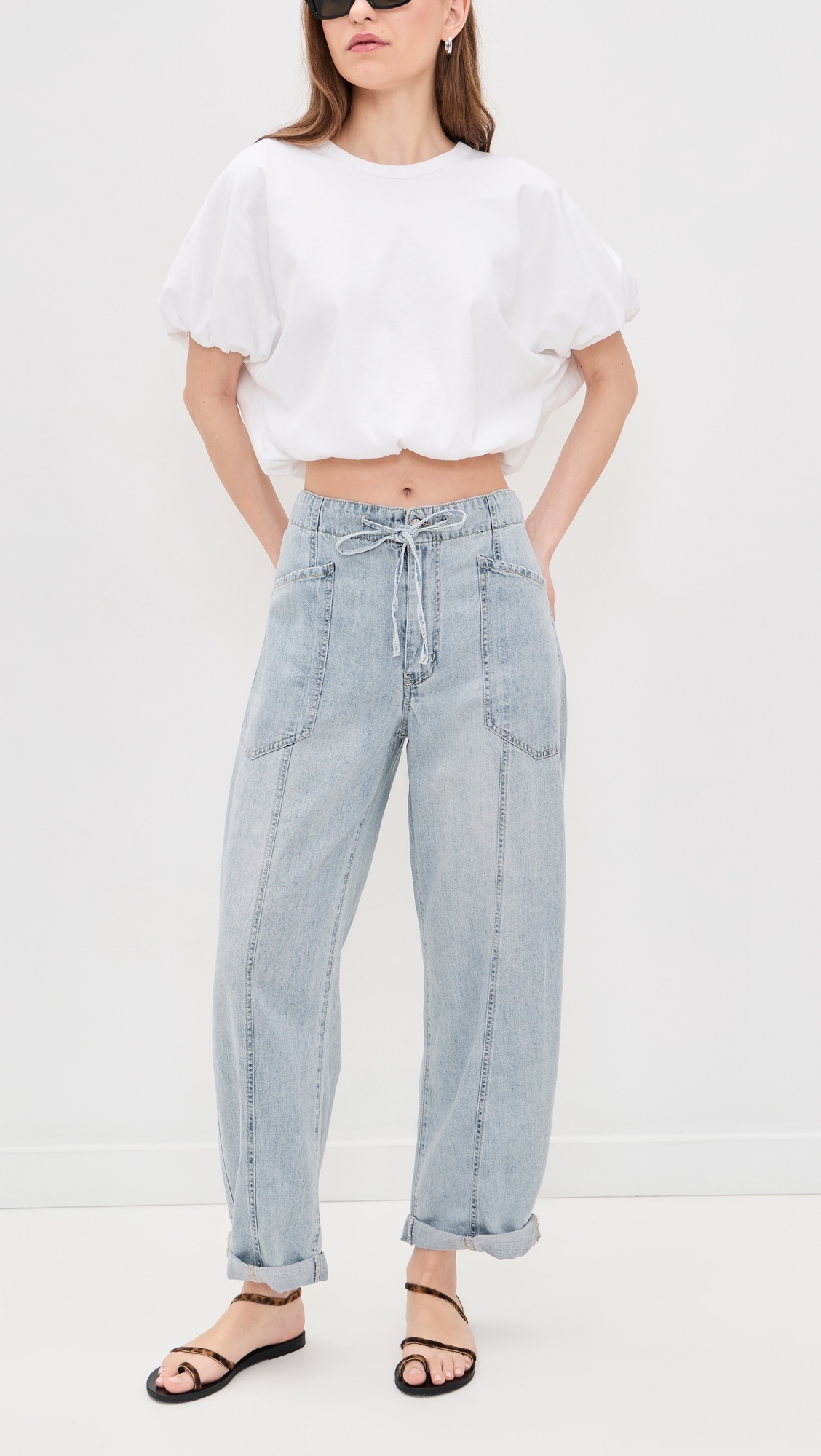 Villa Drawstring Jeans Wild Card