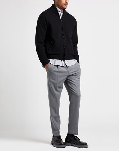 Man Jacket Black Size M Merino Wool, Cashmere
