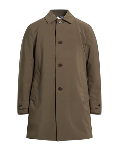 Man Coat Military green Size M Polyester, Polyurethane