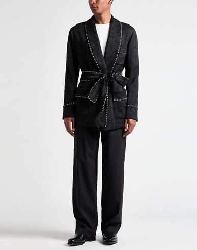 Man Blazer Black Size 34 Polyester, Acetate, Viscose, Elastane