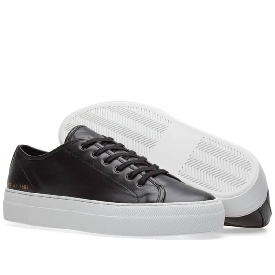 Tournament Low-Top Leather Sneakers