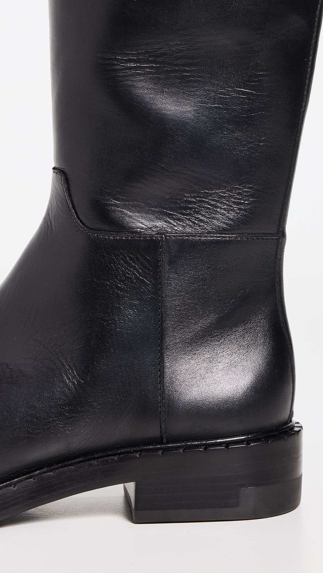Nancy Knee Boots Black Leather