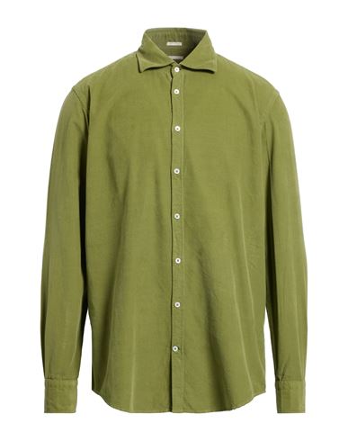 Man Shirt Military green Size M Cotton