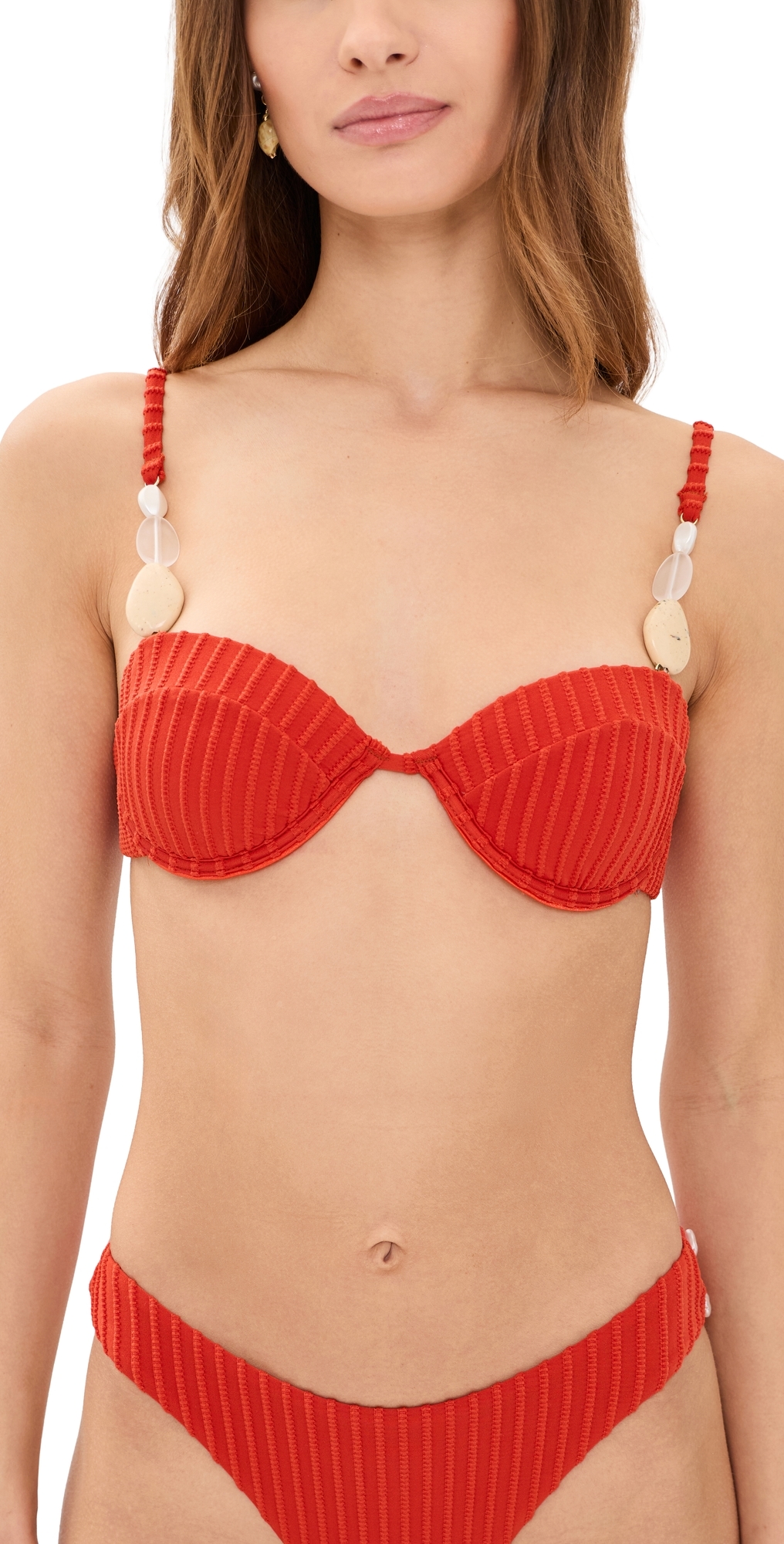 Perla Top Shell Red Shell Red