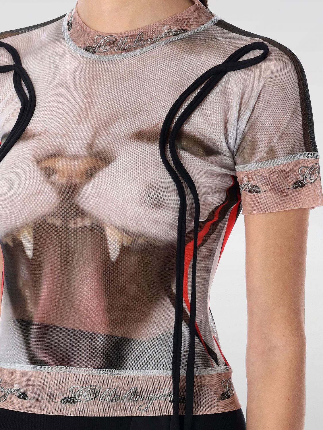 Mesh T-shirt - White