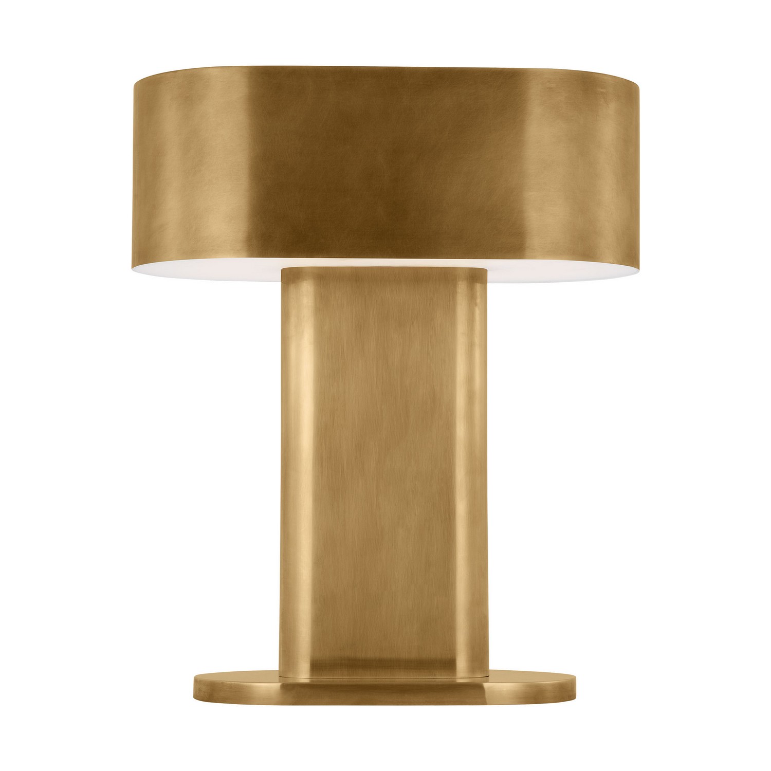 Natural Brass LED Table Lamp from the Wyllis Collection