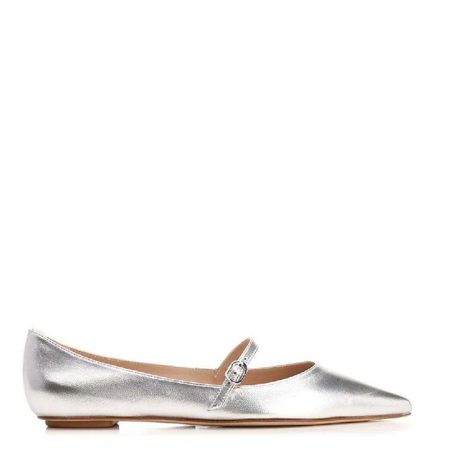 Emilia Metallic Mary Jane Flats
