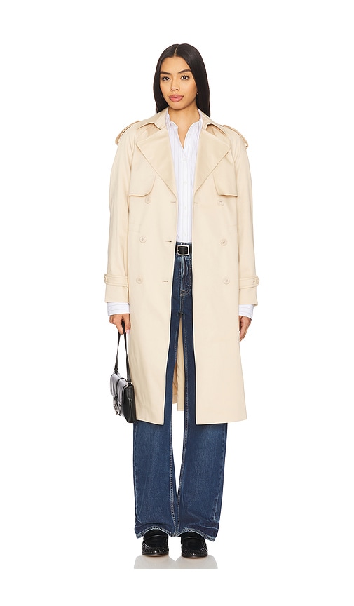 Soia & Kyo TRENCHCOAT FABIOLA in Ivory. Größe S. Also in