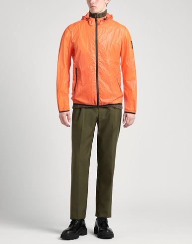 Man Jacket Orange Size 40 Polyamide