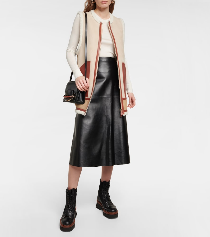Owena leather lace-up boots