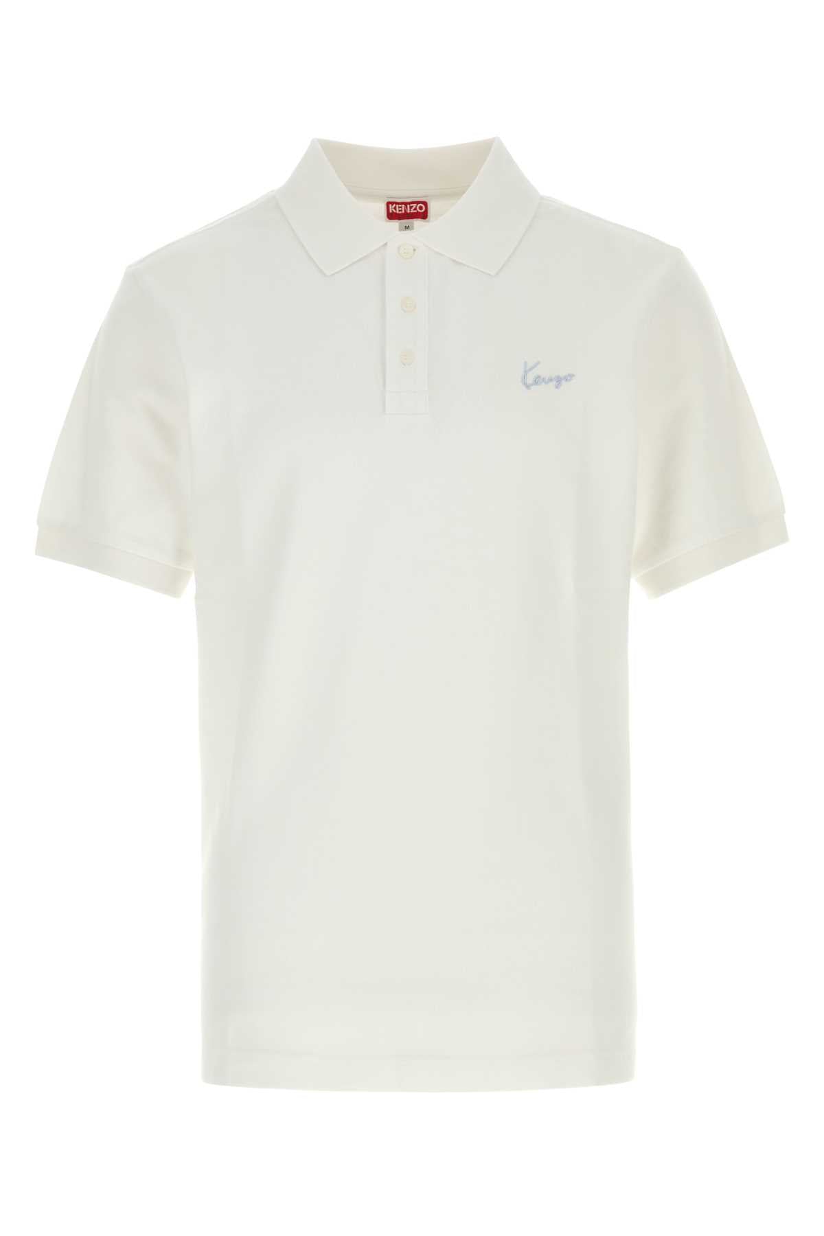 Signature Polo Shirt — White