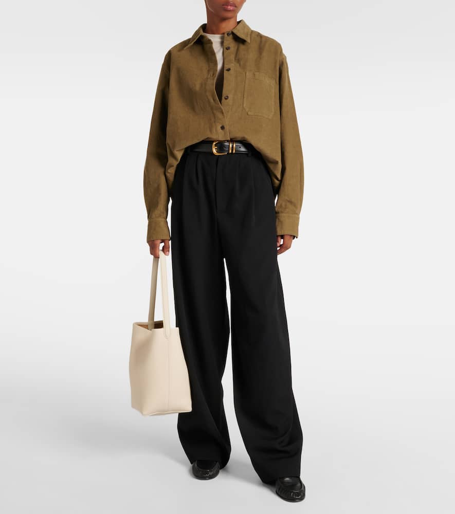 N/S Park Medium leather tote bag