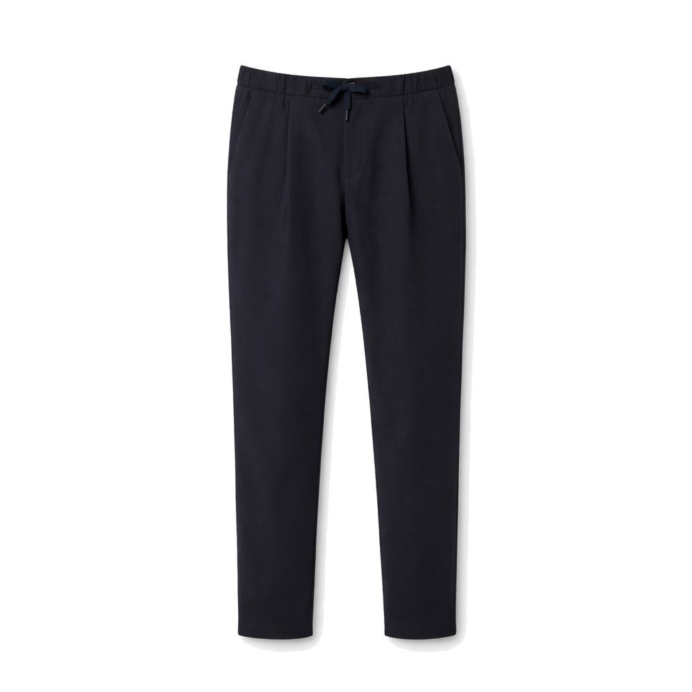Virgin Wool Jogger — Black