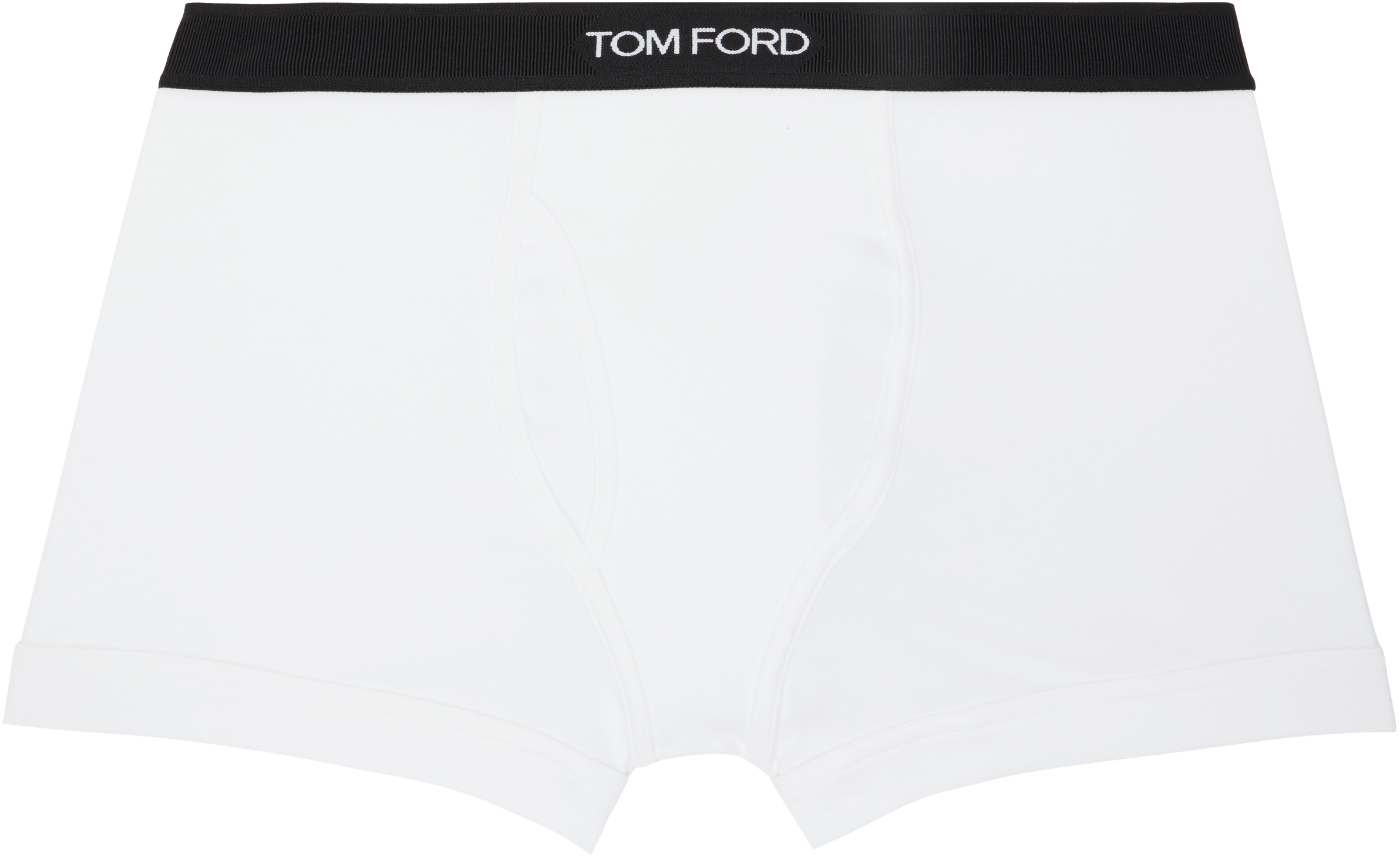 White Cotton Boxer Briefs