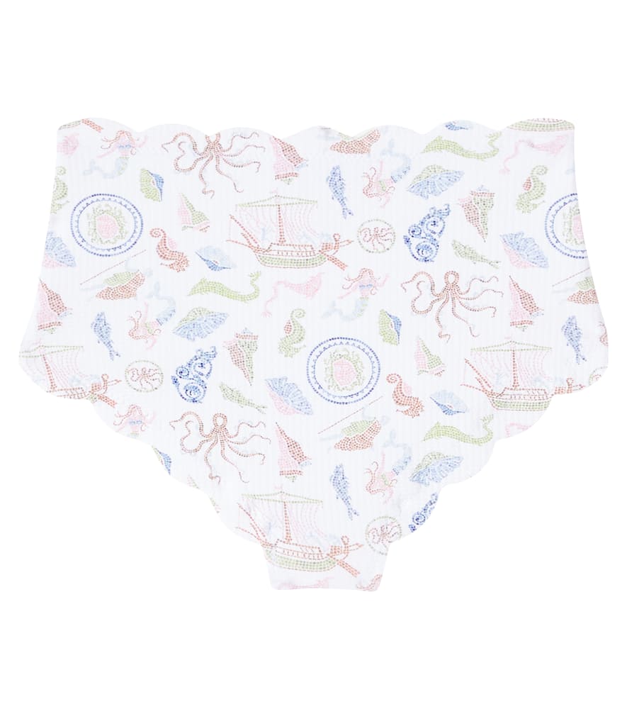 Bumby Palm Springs scalloped bikini bottoms