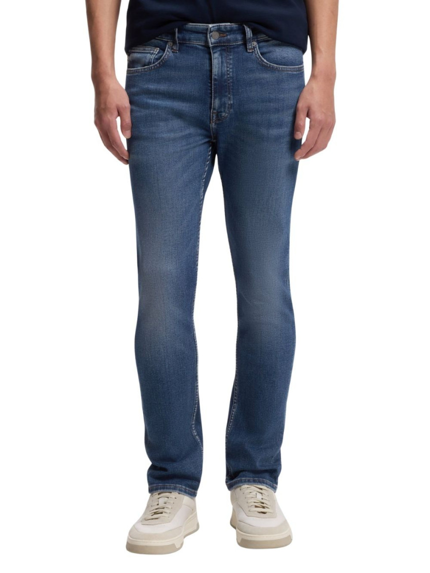 Blue Mid Rise Jeans