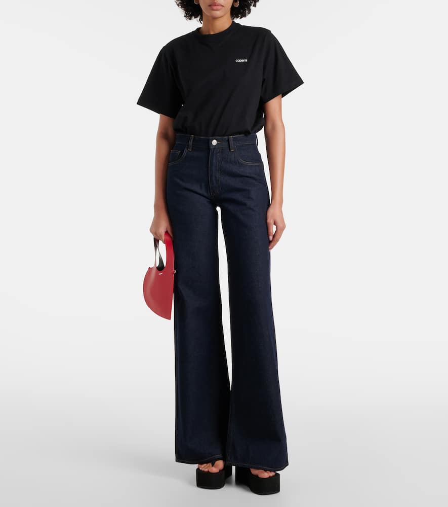 Logo cotton bodysuit