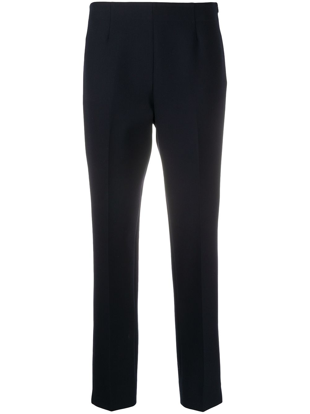 Cropped tailored trousers - Blue