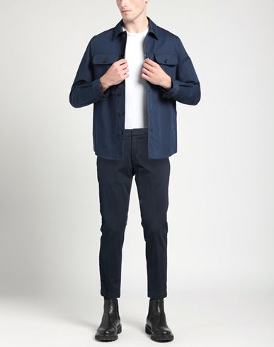 Man Pants Midnight blue Size 40 Cotton, Elastane