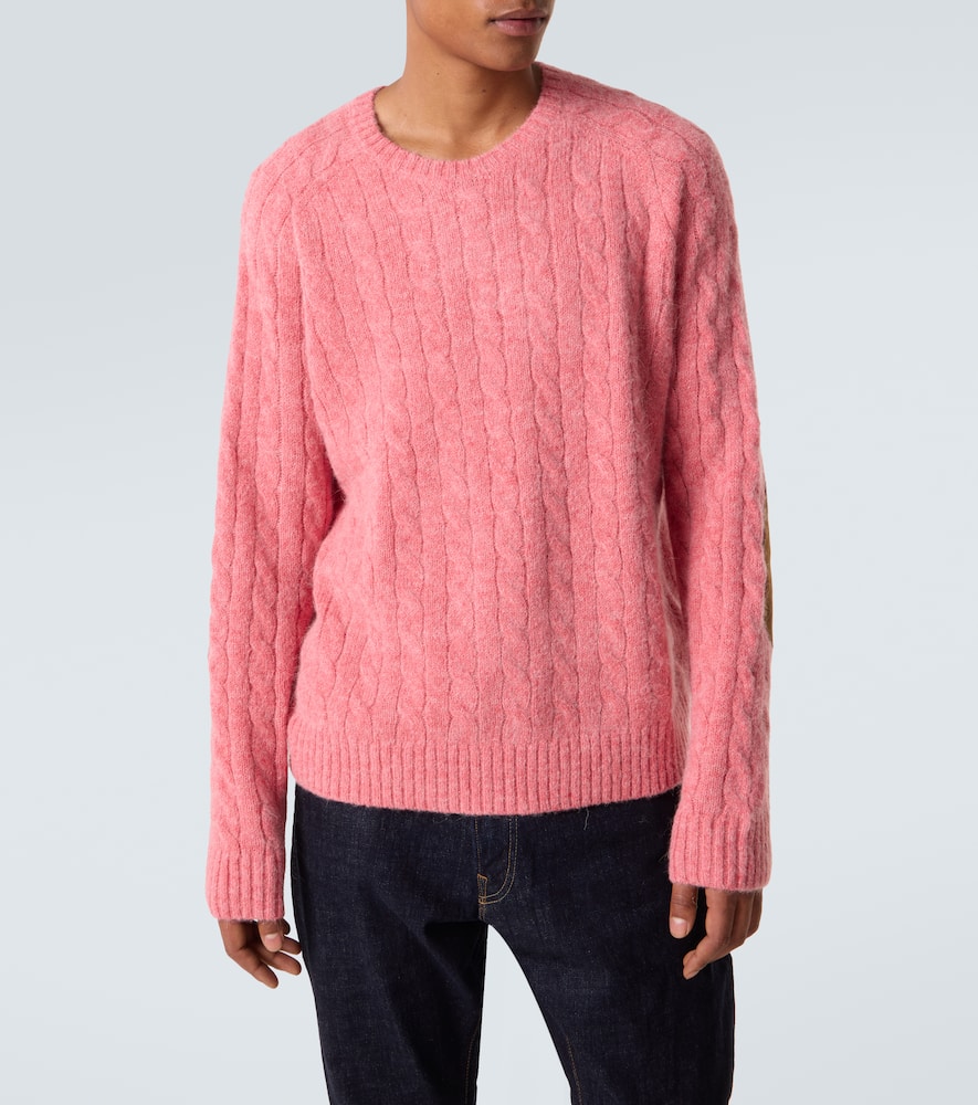Cable-knit sweater