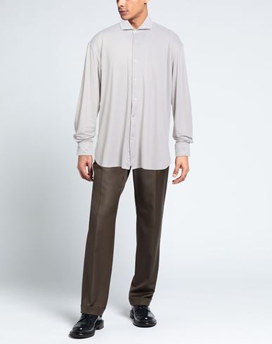 Man Shirt Off white Size 17 ¾ Polyamide, Elastane
