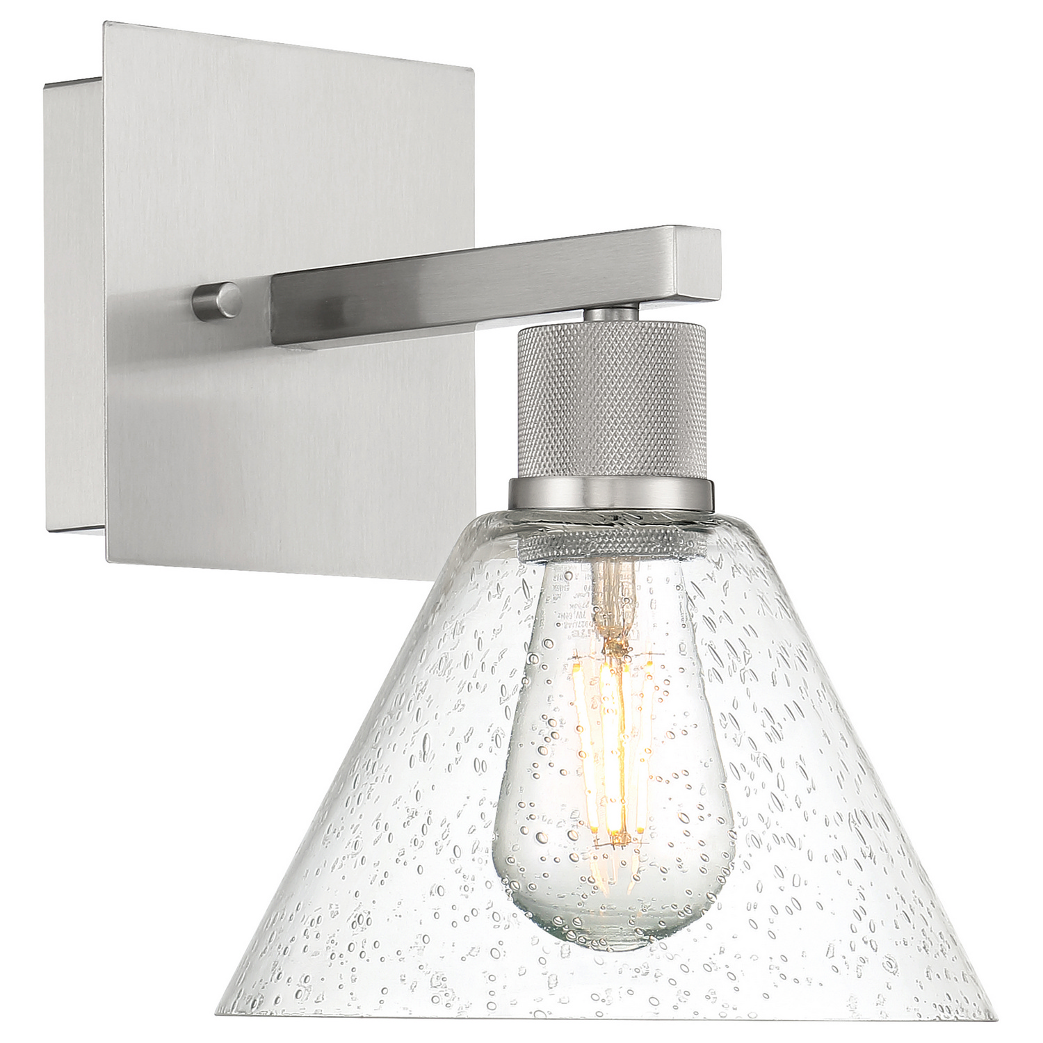 Brushed Steel LED Wall Sconce from the Port Nine Martini Collection
