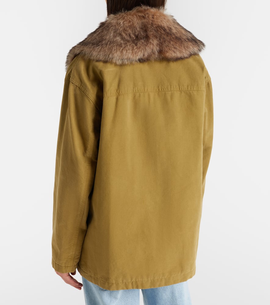 Ronay shearling-trimmed cotton parka