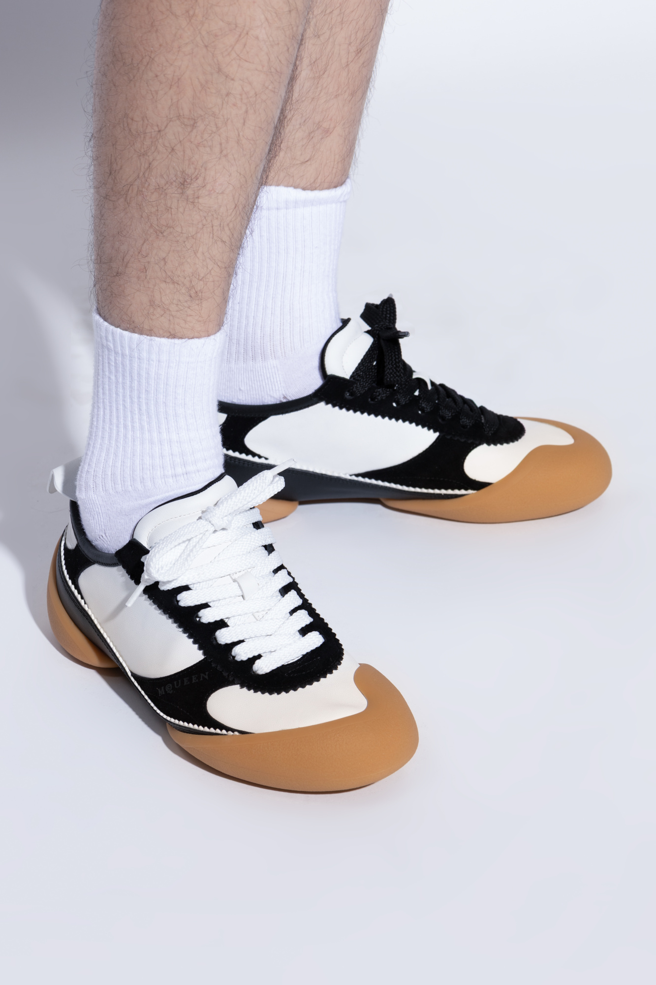 Alexander McQueen Sports Shoes 'Flexion', Men's, White
