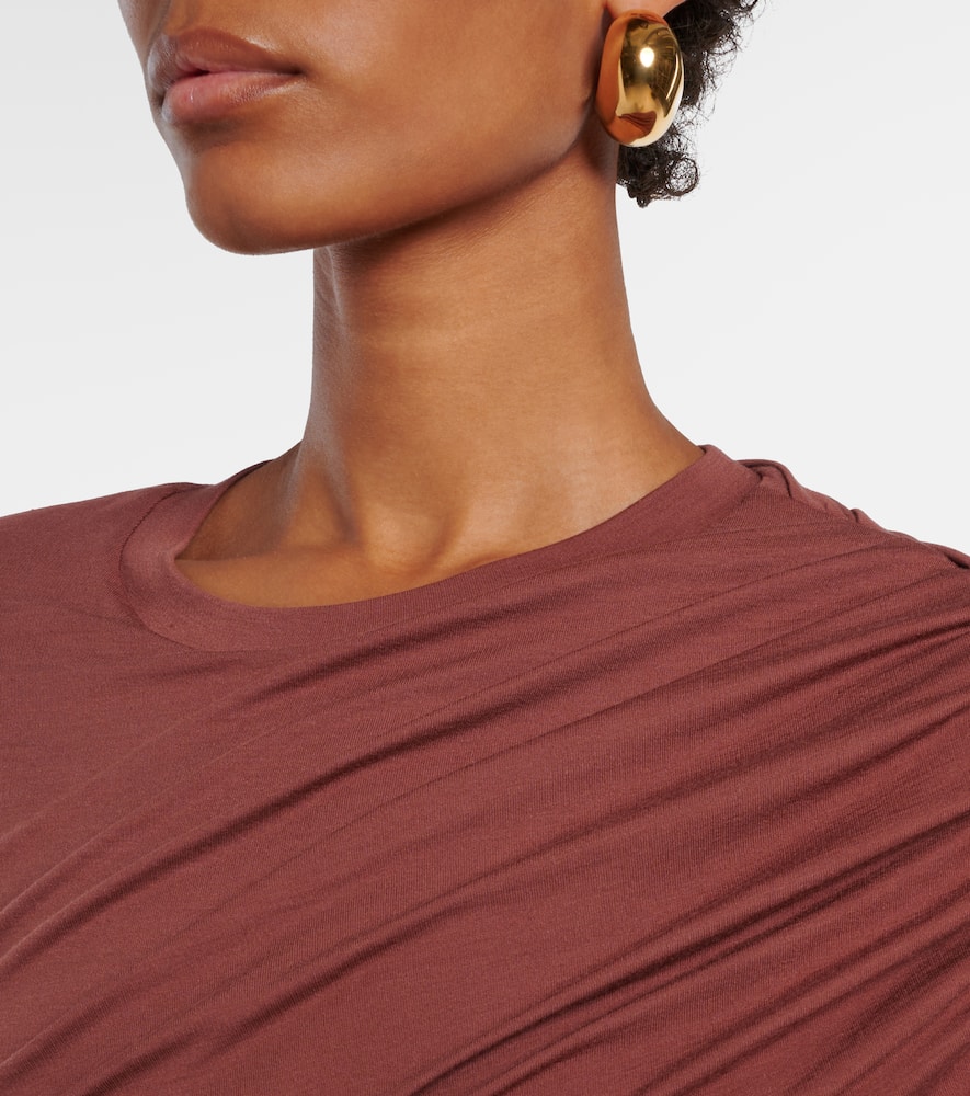 Dressi draped jersey top
